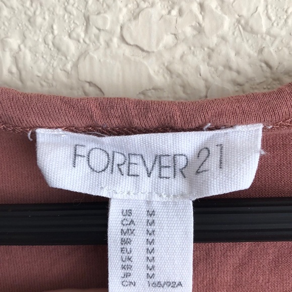 F21 V-Neck T-Shirt - Picture 3 of 4